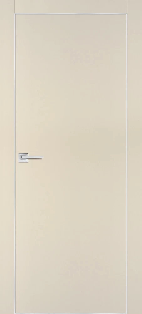 Фото Межкомнатная дверь PX-1 AL кромка с 4-х ст. Бежевый матовый