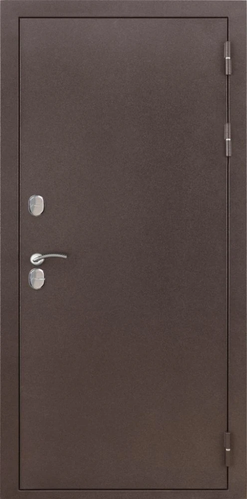 Входная дверь ДвериПРО Термо медный антик ФЛ-185 (10мм, ПВХ Ясень белый) DPRO226064 внешняя сторона