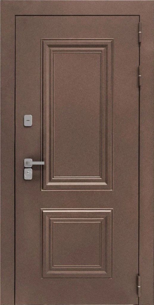 Входная дверь ДвериПРО Д-68 СБ-1 (лак.черное, 16мм, венге) DPRO195840 внешняя сторона